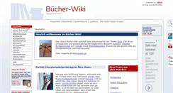 Desktop Screenshot of buecher-wiki.de