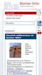 Mobile Screenshot of buecher-wiki.de