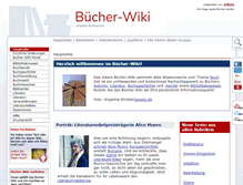 Tablet Screenshot of buecher-wiki.de
